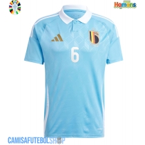 Camisa de time de futebol Bélgica Axel Witsel #6 Replicas 2º Equipamento Europeu 2024 Manga Curta
